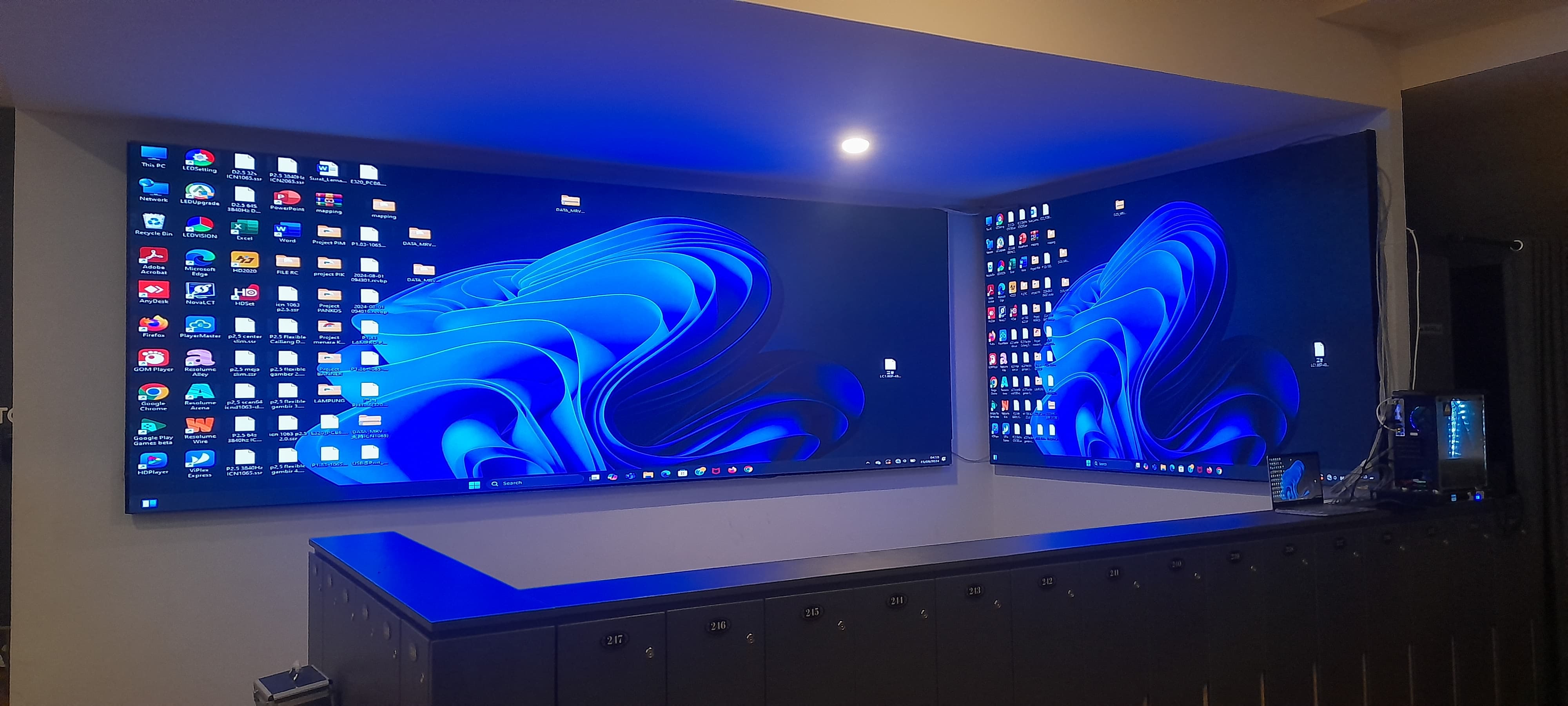 Fix Install 3 Titik P1.83 Indoor Lampro Project Image